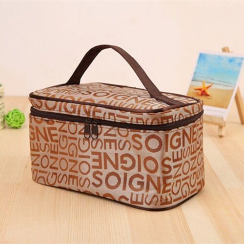 Square Travelling Cosmetic Bag Toiletries Waterproof Make Up Organizer Purse 1PC