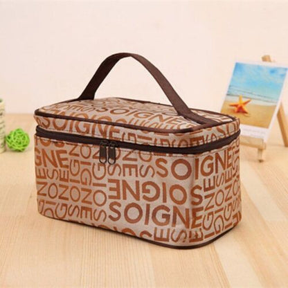 Square Travelling Cosmetic Bag Toiletries Waterproof Make Up Organizer Purse 1PC