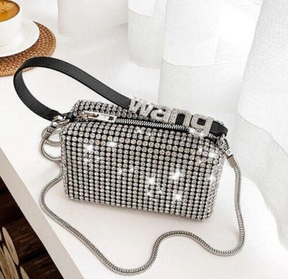 Shoulder Bags Handbag Crossbody Purse Shining Diamond 19*11*7 CM /17*10*7 CM 1PC