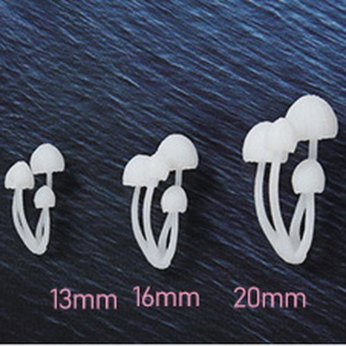 3D Simulation Mushroom 3Pcs Resin Miniature DIY Craft Micro Landscape Home Decor