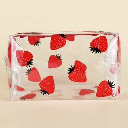 Clear Cosmetic Bag PVC Transparent Makeup Bag Waterproof Case Zipper Travel Bags