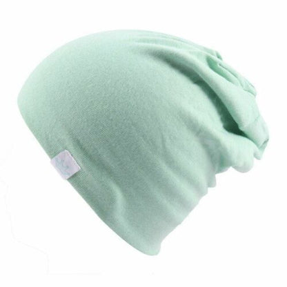 Hats Scarf Solid Knitted Cotton Baby Children Warm Earmuffs Colorful Crown Caps