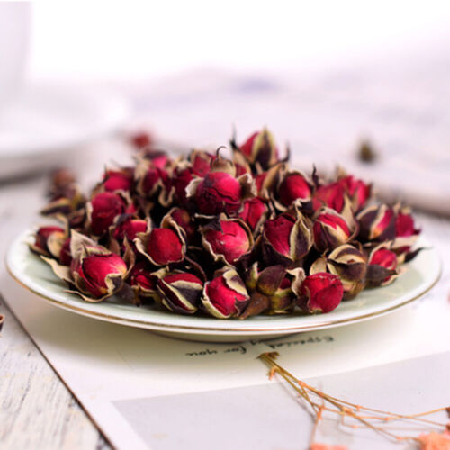 Bud tea, aroma dry flowers flower tea Chinese flower red rose-