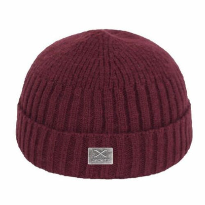 Beanie Hat Short Skullcap Men's Winter Women's Caps Knitted Unisex Casual Solid