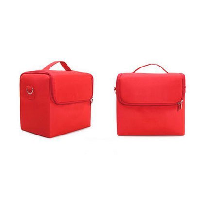 Multilayer Cosmetic Bag Nail Art Tool Case Makeup Organizer Large Capacity Bags