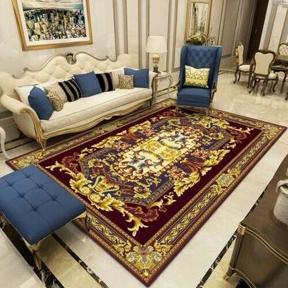 Europe Nodric Carpets Room Carpet Flower Sofa Rug Floor Mat Palace Soft Rugs ##