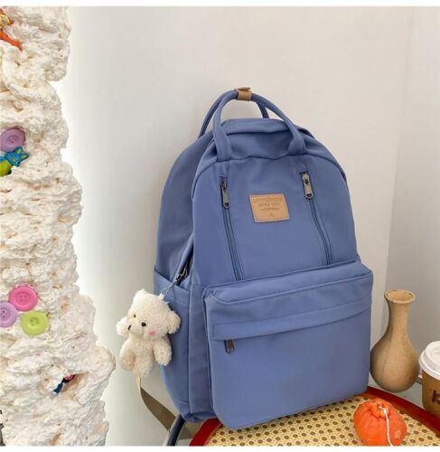 Women Backpack School Bags Student Large 43*13*30 CM Waterproof Blue Red Black