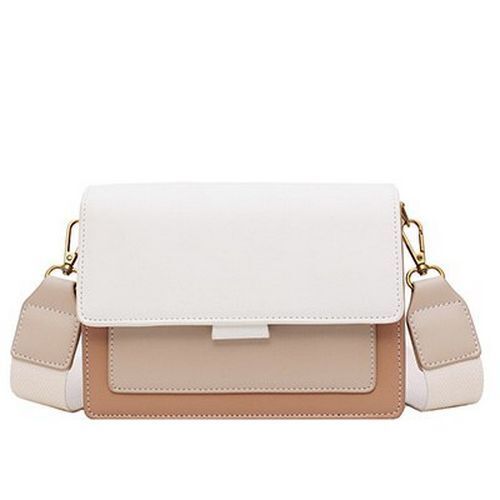 Crossbody Bag Handbag Flap Bags Simple Shoulder Purse Luxury Polyester Brown 1PC