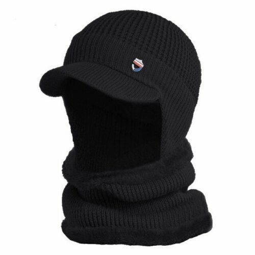 Winter Hat Bandana Scarf Outdoor Ear Protection Warm Thick Bicycle Knitted Cap