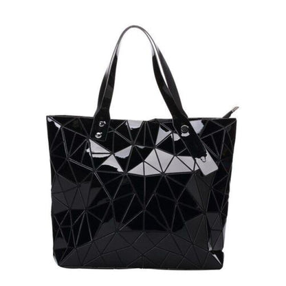 Women Bags Beach Large Tote Hologram Shoulder Bag Geometric Pouch 40*7.5*31.5 CM