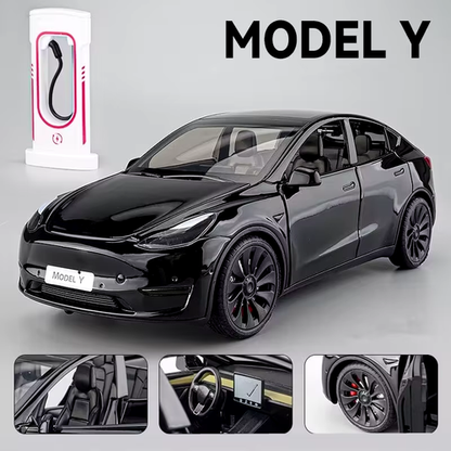 1:24 Model 3 Model Y X Alloy Car Model Diecast Metal Toy Vehicles Car Model Simu