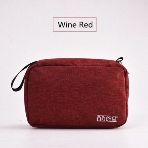 Cosmetic Bag Multifunction Travel Organizer Make up Storage Pouch Fold Polyester