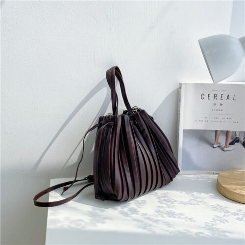 Women's PU Leather Handbag Shoulder Messenger Satchel-Tote Crossbody Purse Bags
