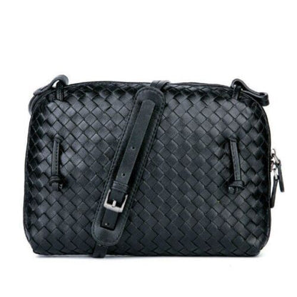 Luxury Shoulder Bag Sheepskin Handmade Woven Crossbody Bags Messenger Purse Bags