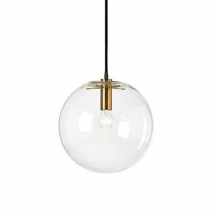 Glass Ball Pendant Lamp Nordic Modern Minimalist Single-head Restaurant Light AC
