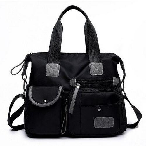 Ladies Bag Waterproof Nylon Bag Large Shoulder Travelling Purse 34*30*13 CM Blue