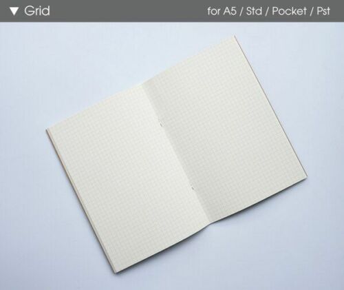 Kraft Paper Notebook Filler Paper Inserts Blank Dot Grid Notepad Diary Journal