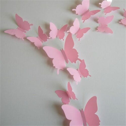 Butterfly Wall Furniture Stickers Home Poster Kitchen Room Adhesive Decoration