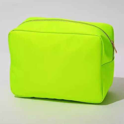 Rhinestone Nylon Waterproof Pouch Makeup Case Nylon Travel Cosmetic Bag Cosmetic