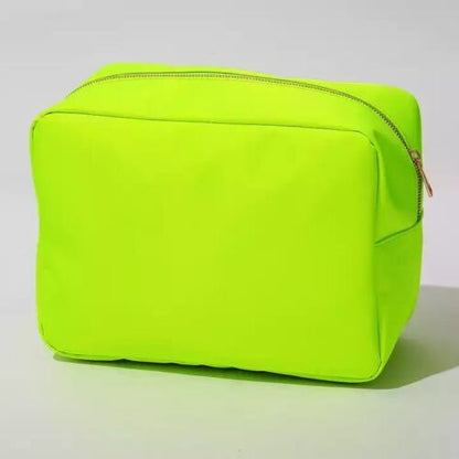 Rhinestone Nylon Waterproof Pouch Makeup Case Nylon Travel Cosmetic Bag Cosmetic