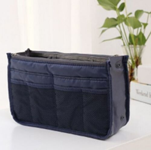 Bag Nylon Travel Insert Organizer Handbag Purse Large Liner Makeup Cosmetic Bag