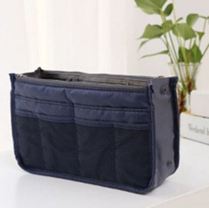 Bag Nylon Travel Insert Organizer Handbag Purse Large Liner Makeup Cosmetic Bag