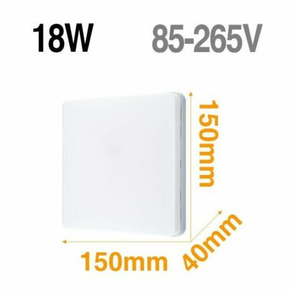 Square LED Panel Light 18W 24W 36W 48W Round Ceiling Lamp Downlight AC85-265V 1
