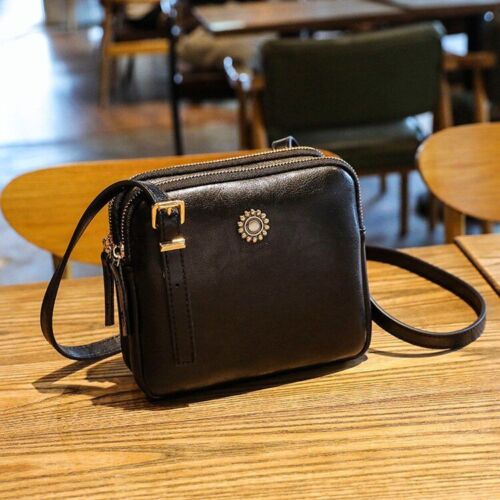 Vintage Style Shoulder Bag Simple Square Crossbody Bags Handbags Messenger Bags