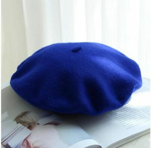 Berets Hat 100% Pure Wool French Artist Women Painter Vintage Warm Walking Cap