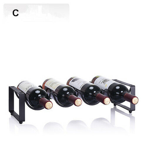 Multi-layer Wine Rack Wine Bottle Holder Display Shelf Iron Rack Wine Cabinet