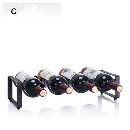 Multi-layer Wine Rack Wine Bottle Holder Display Shelf Iron Rack Wine Cabinet