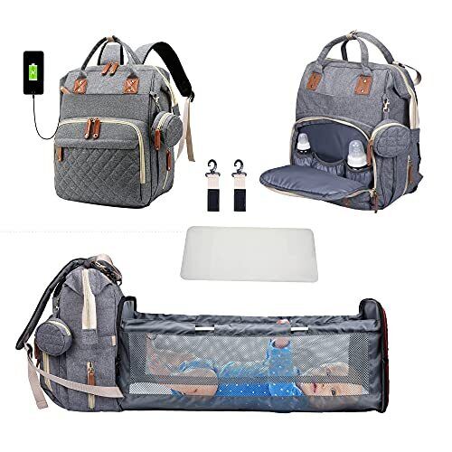 Diaper Bag Backpack Baby Bed Travel Bag Charge Diaper Bag Backpack Bed 3 types