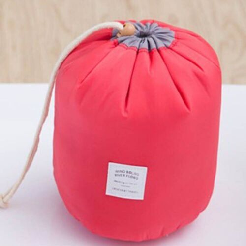 Round Cosmetic Bag Waterproof Beautiful Makeup Bag Travel Organizer Storage Bags