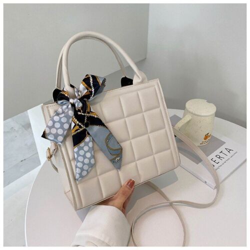 Single Strap Handbag Fashion Purse Synthetic Leather Shoulder Bag 24*20*9 CM 1PC