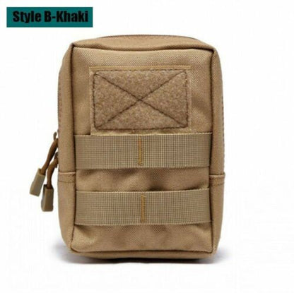 Tactical Pouch Shoulder Waist Bag Waterproof Nylon Multifunction Hunting Travel