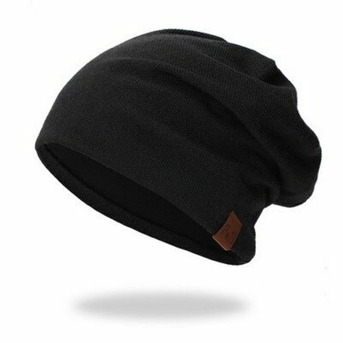 Hat Beanie Cap Outdoor Bonnet Skiing Keep Warm In Winter Solid Color Knitted Cap