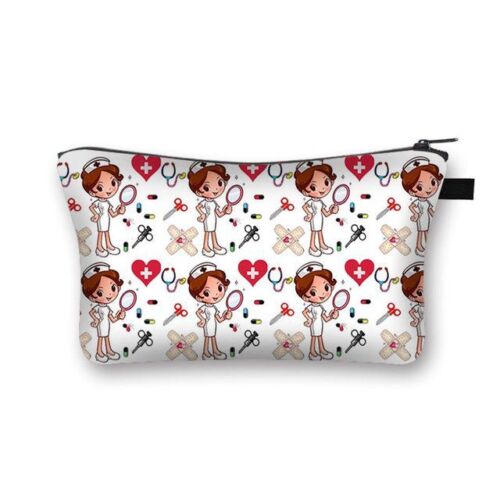 Women Cosmetic Bags Travel Storage Handbags Makeup Bag Toiletry Purse 15*21*13CM