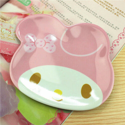 Cute My Melody Hello Kitty Fruit Dishes Kids Snack Dessert Cake Small Tableware