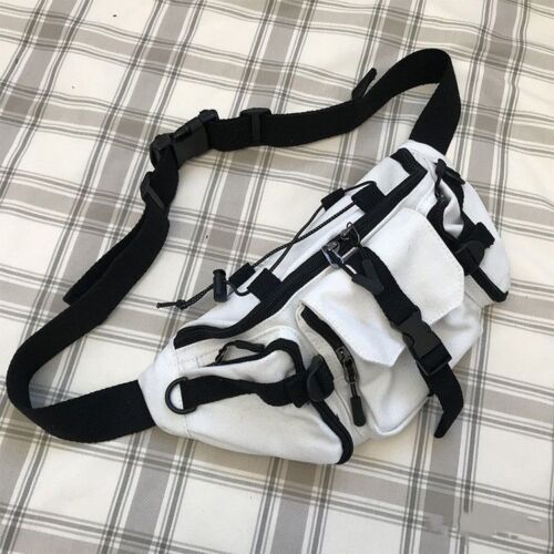 Canvas Sling Bag Gothic Crossbody Women Handbag Purse Shoulder Frog Zipper 1 PC