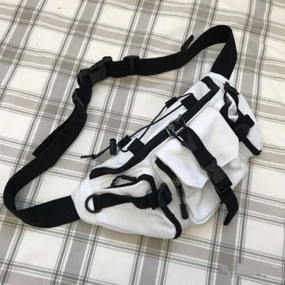 Canvas Sling Bag Gothic Crossbody Women Handbag Purse Shoulder Frog Zipper 1 PC