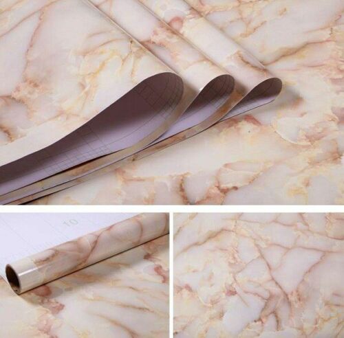 Wallpaper Sticker Marble Vinyl Film Self Adhesive Bathroom Kitchen Contact Paper