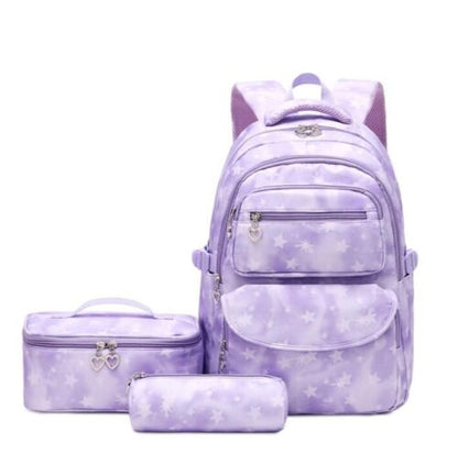 3 Pcs/Set School Backpack School Bags Waterproof Bookbag Pencil Case 29*16*43 CM