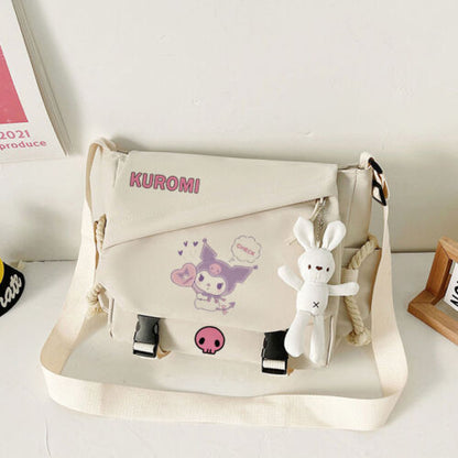 My Melody Messenger Bag Kuromi My Melody Shoulder Bag Backpack Unisex Bag