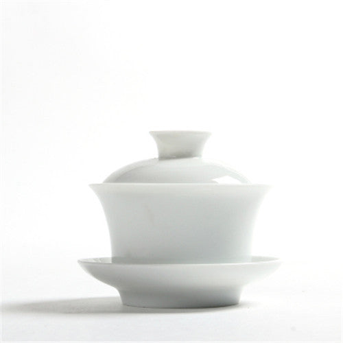 Gaiwan For Puer Tea Brew Service Porcelain Tureen Floral Ceramic Tea Bowl Cups