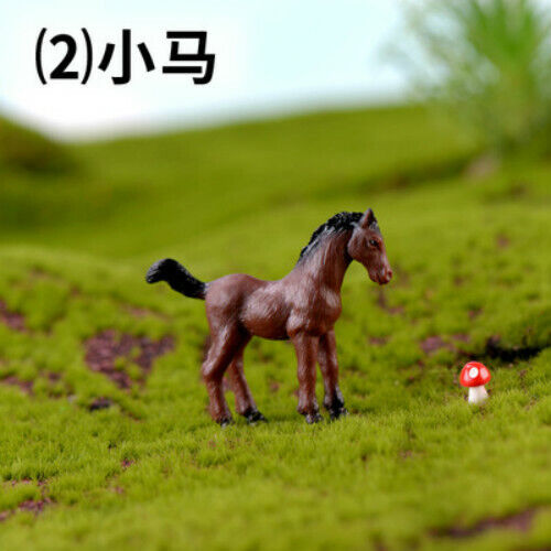 Plastic Animal 3pcs/lot Horse Cow Duck Duck Pig Goat Farm Craft Gift Landscape