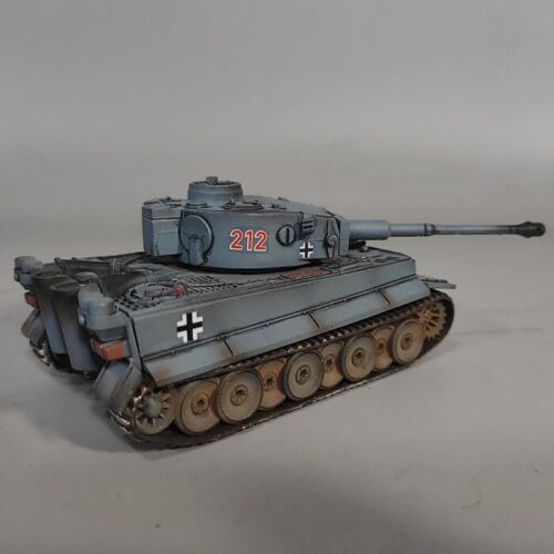 1/72 Scale WWII German Army Tiger Heavy Tank Assembled & Painted Plastic Mod