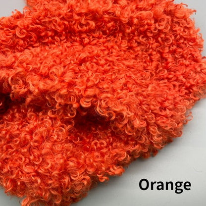Curly Plush Faux Sherpa Fleece Fabric ry DIY Toy Doll Material 40 45CM