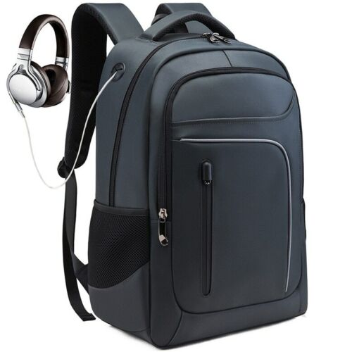 17 Inch Men Anti-Theft Laptop Backpack Waterproof Bag Work Travel School Bags