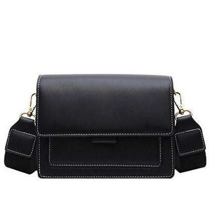 Crossbody Bag Handbag Flap Bags Simple Shoulder Purse Luxury Polyester Brown 1PC