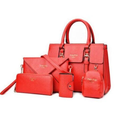 Shoulder Bag Set Five-Piece Casual Bag Portable Crossbody Purse 32*13*25 CM Bags